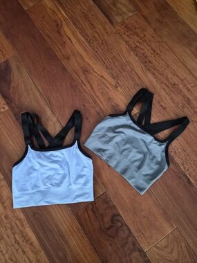 Sportneer Seamless Strappy Sports Bras Bundle | Set of 2 | Size XS